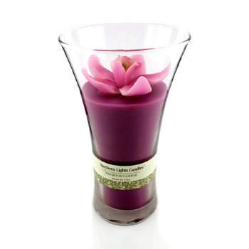 Floral Vase Premium Candle - Pink Orchid
