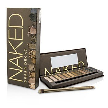 Naked Eyeshadow Palette: 12x Eyeshadow, 1x Doubled Ended Shadow/Blending Brush