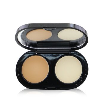 New Creamy Concealer Kit - Warm Natural Creamy Concealer + Pale Yellow Sheer Finish Pressed Powder