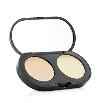 New Creamy Concealer Kit - Warm Ivory Creamy Concealer + Pale Yellow Sheer Finish Pressed Powder
