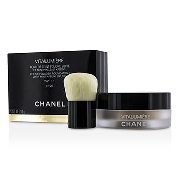 Vitalumiere Loose Powder Foundation SPF15 With Mini Kabuki Brush - # 20