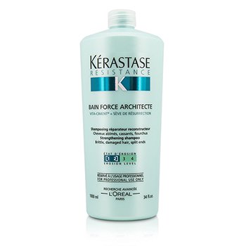 Kerastase Resistance Bain Force Architecte Strengthening Shampoo (For Brittle, Damaged Hair, Split Ends)