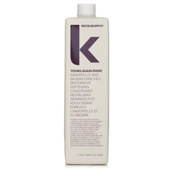 Kevin.Murphy Young.Again.Rinse (Immortelle and Baobab Infused Restorative Softening Conditioner - To Dry, Brittle or Damaged Hair)