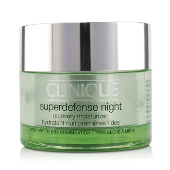 Clinique Superdefense Night Recovery Moisturizer - For Very Dry To Dry Combination