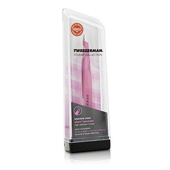 Slant Tweezer - Pink (Studio Collection)