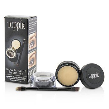 Brow Building Fibers Set - # Dark Brown