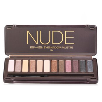 Eyeshadow Palette (12x Eyeshadow, 2x Applicator) - Nude