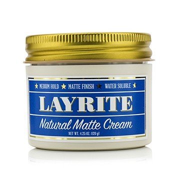 Layrite Natural Matte Cream (Medium Hold, Matte Finish, Water Soluble)