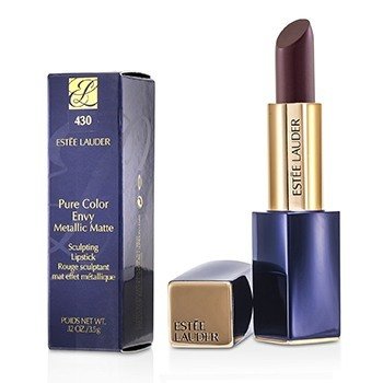 Pure Color Envy Metallic Matte Sculpting Lipstick - # 430 Passion Patina