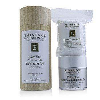 Calm Skin Chamomile Exfoliating Peel (with 35 Dual-Textured Cotton Rounds)