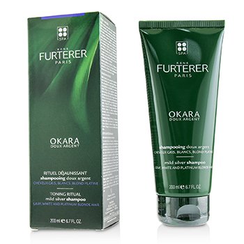 Rene Furterer Okara Toning Ritual Mild Silver Shampoo Gray White