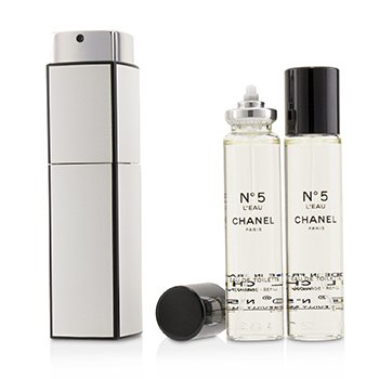 Chanel No.5 LEau Eau De Toilette Purse Spray And 2 Refills