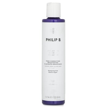 Philip B Icelandic Blonde Shampoo (Tone Correcting Brightening Eliminates Brassiness - Blonde, Gray, Silver Hair)