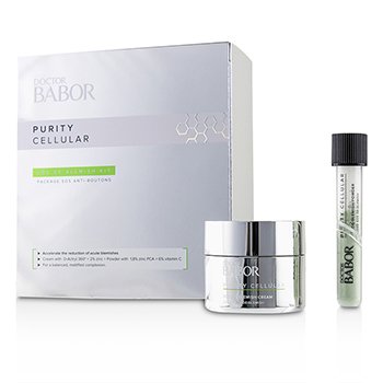 Doctor Babor Purity Cellular SOS De-Blemish Kit: De-Blemish Cream 50ml/1.7oz + De-Blemish Powder 5g/0.16oz