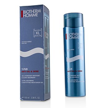 Homme T-Pur Anti Oil & Shine Ultra Absorbing & Mattifying Moisturizer Gel