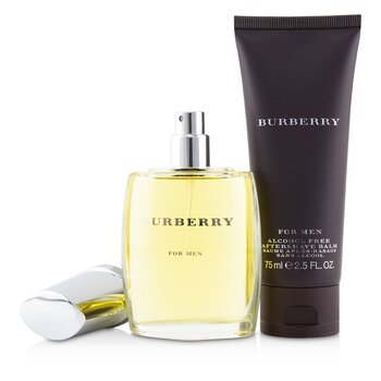 Burberry Coffret: Eau De Toilette Spray 50ml/1.7oz + After Shave Balm 75ml/2.5oz