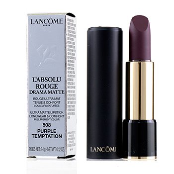 L'Absolu Rouge Drama Matte Lipstick - # 508 Purple Temptation