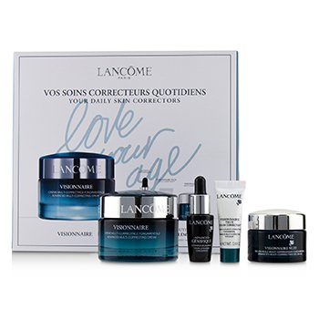 Visionnaire Set: Advanced Multi-Correcting Cream+Nuit Beauty Sleep Perfector+Eye Balm+Genifique Advanced Concentrate