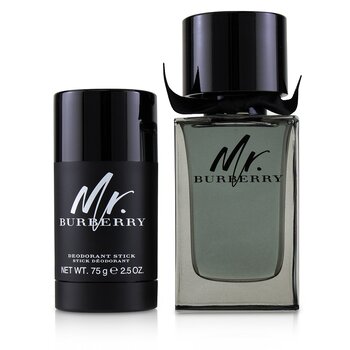 Mr. Burberry Coffret: Eau De Toilette Spray 100ml/3.3oz + Deodorant Stick 75g/2.5oz