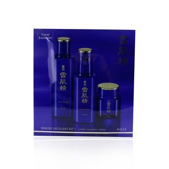 Sekkisei Excellent Kit I: Lotion Excellent 200ml + Emulsion Excellent 140ml + Cream Excellent 50g