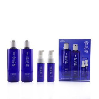 Medicated Sekkisei Lotion Duo Set: 2x Medicated Sekkisei 360ml + 2x Sekkisei Emulsion 20ml