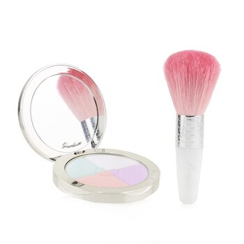 Meteorites Travelling Compact Colour Correcting, Blotting And Lighting Powder And Brush - # 2 Light