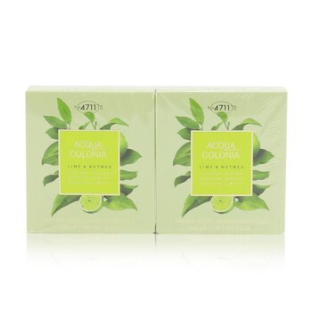 Acqua Colonia Lime & Nutmeg Aroma Soap Duo