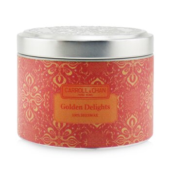 The Candle Company (Carroll & Chan) 100% Beeswax Tin Candle - Golden Delights