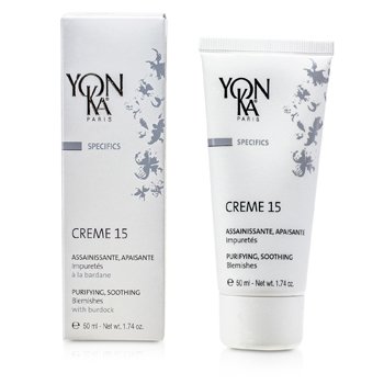 Yonka Specifics Creme 15 With Burdock - Purifying, Soothing (For Blemishes)