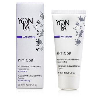Yonka Age Defense Phyto 58 Creme With Rosemary - Revitalizing, Invigorating (Dry Skin)