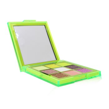 Huda Beauty Neon Obsessions Pressed Pigment Eyeshadow Palette (9x Eyeshadow) - # Neon Green