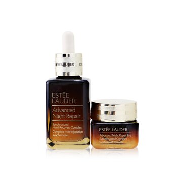 Estee Lauder Advanced Night Repair Set: Synchronized Multi-Recovery Complex 50ml+ Eye Supercharged Complex 15ml