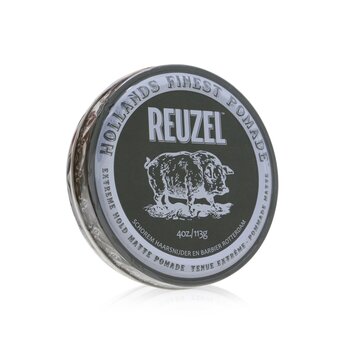 Reuzel Extreme Hold Matte Pomade (Extreme Hold, No Shine, Water Soluble)