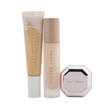 Fenty Beauty by Rihanna Pro FiltR Hydrating Complexion Kit: Foundation 32ml + Primer 32ml + Instant Retouch Setting Powder 7.8g - #140