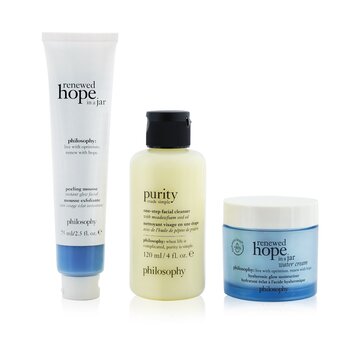 Philosophy Smooth, Glowing & Hopeful 3-Pieces Set