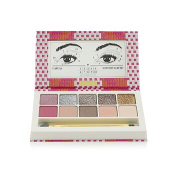 Cafe Bonheur La Palette (10x Eye Shadow) (Limited Edition) - #01 L'Addition S'il Vous Plait