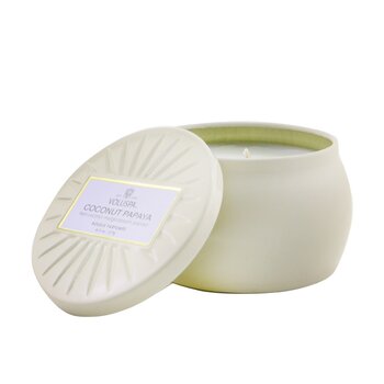 Voluspa Mini Tin Candle - Coconut Papaya