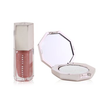 Diamond Bomb Baby Travel Luminizing Set (1x Highlighter, 1x Lip Luminizer)