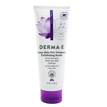 Derma E Firm + Lift Crepey Skin Pre-Treatment Exfoliating Scrub