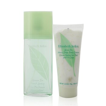 Elizabeth Arden Green Tea Coffret: Eau Parfumee Spray 100ml + Honey Drops Body Cream 100ml