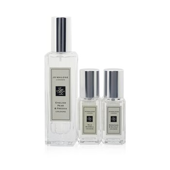 Jo Malone English Pear & Freesia Coffret: English Pear & Freesia 30ml + Wood Sage & Sea Salt  9ml + Wild Bluebell  9ml