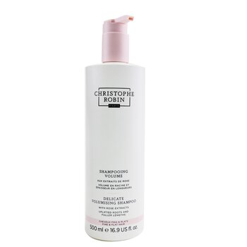 Christophe Robin Delicate Volumising Shampoo with Rose Extracts - Fine & Flat Hair