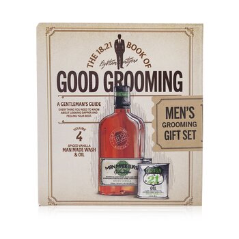 Book of Good Grooming Gift Set Volume 4: Spiced Vanilla (Wash 532ml + Oil 60ml)
