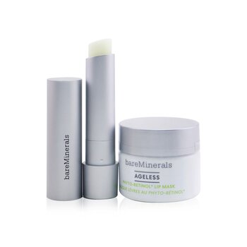 BareMinerals Day & Night Lip Care Duo: Ageless Phyto-Retinol Lip Balm 3.3g+ Ageless Phyto-Retinol Lip Mask 13g