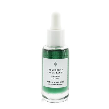 Bjork & Berries Blueberry+ Blue Tansy Restoring Face Oil