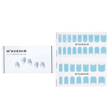 Mavenir Nail Sticker (Blue) - # Cream Blue Matt Nail