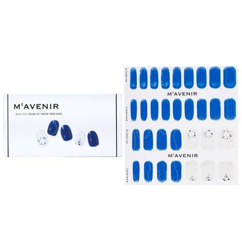 Mavenir Nail Sticker (Blue) - # Road Of Snow Tree Nail