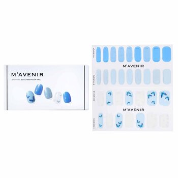 Mavenir Nail Sticker (Blue) - # Blue Mariposa Nail