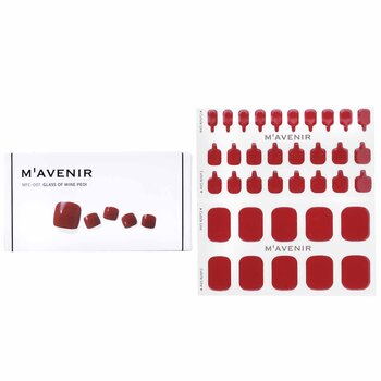 Nail Sticker (Red) - # Glass Of Wine Pedi