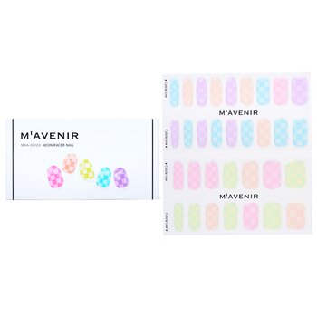 Mavenir Nail Sticker (Assorted Colour) - # Neon Racer Nail